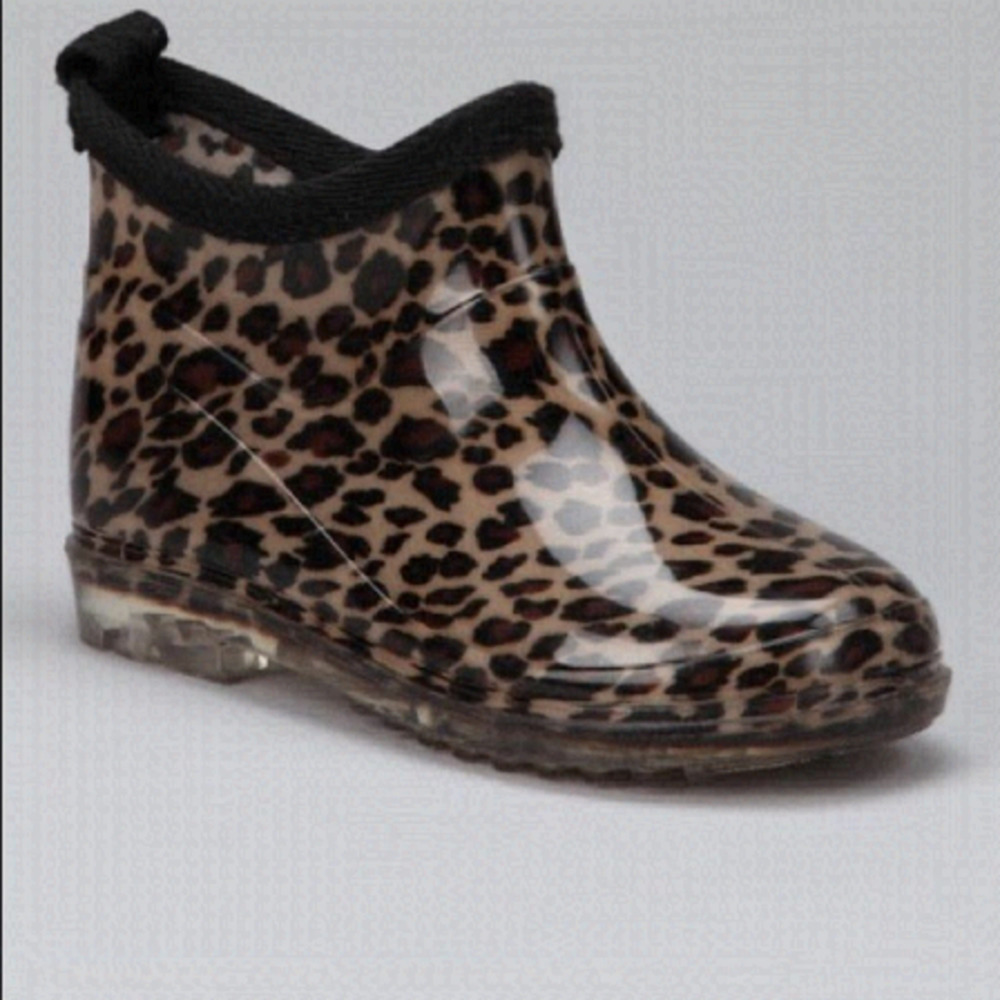 𝅺New Capellini Of New York Leopard Rain Boots​